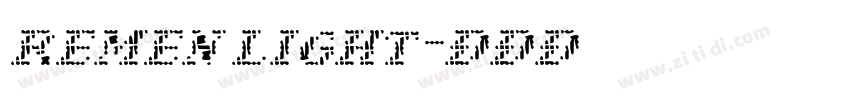 remen light字体转换 remen light字体转换